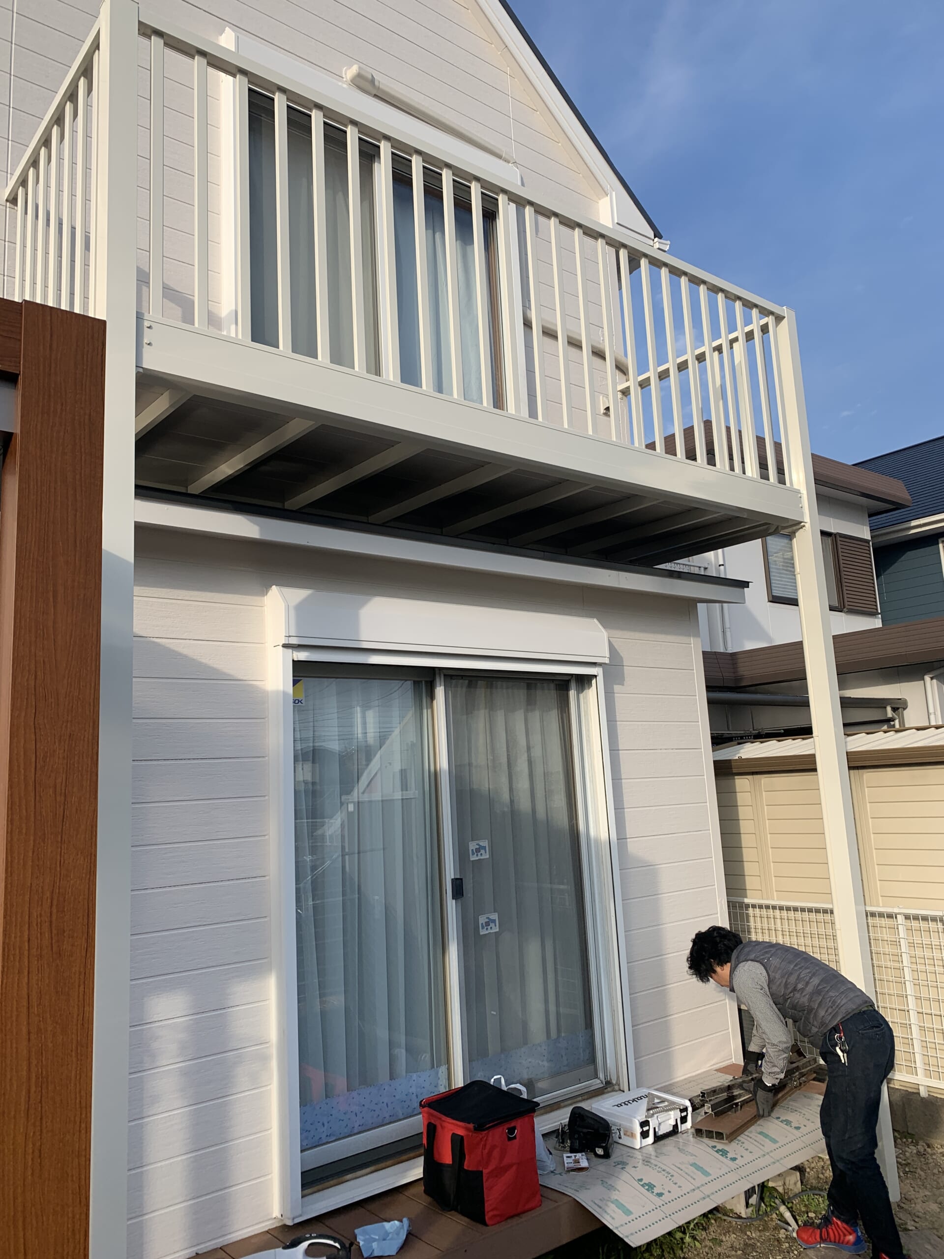 テラス取付工事