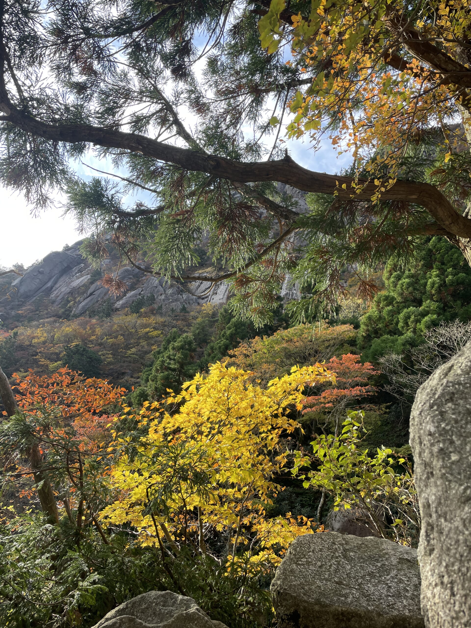 日本二百名山　紅葉の御在所岳が好きです。